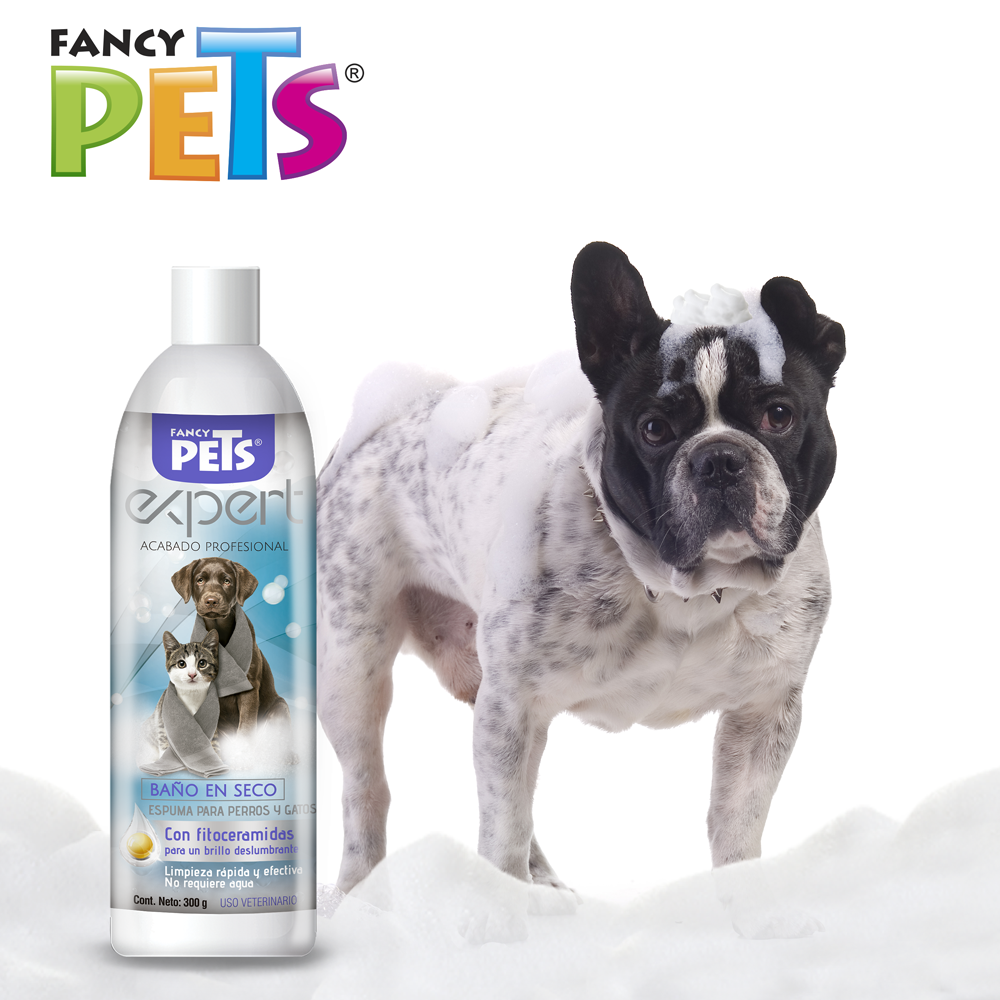 Espuma para baño en seco / Fancy Pets / 300 gr