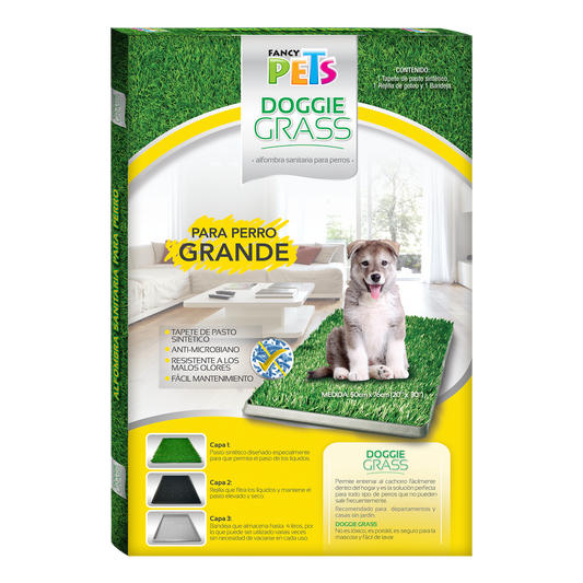 Tapete entrenador grande Doggie grass / Fancy Pets