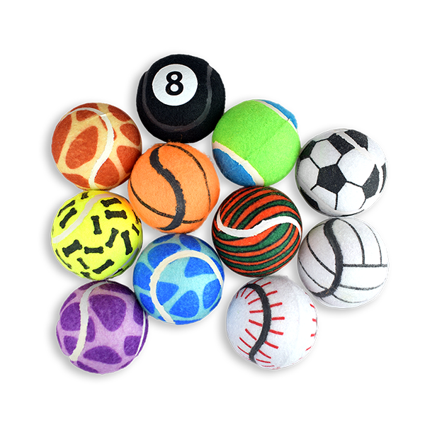 Juguete para perro / pelota de tenis mediana / 1 pz