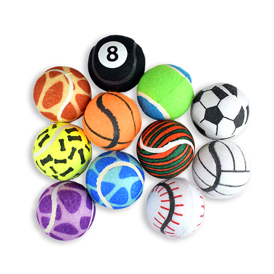 Juguete para perro / pelota de tenis mediana / 1 pz