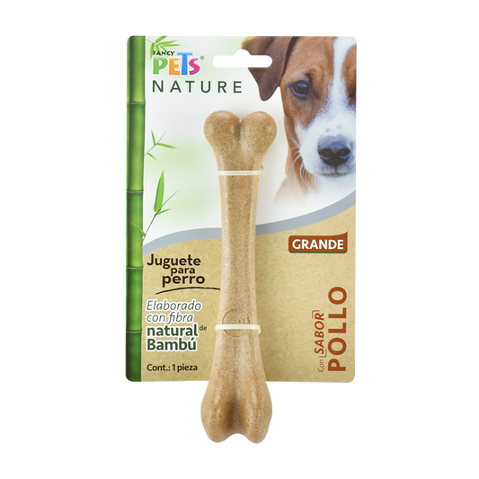 Juguete para perro / Hueso de fibra de bambú / Grande