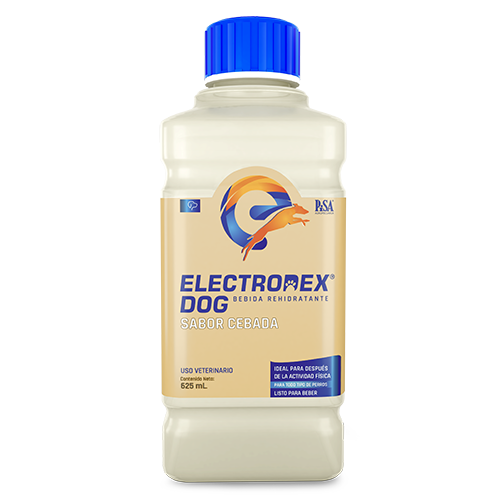 Electrodex Dog / Sabor Cebada / Electrolitos para perro 625 ml.