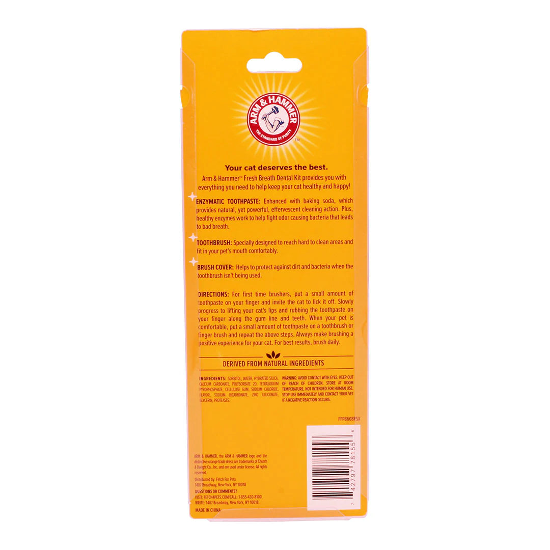 Kit de pasta dental para gato / Sabor Atún / Arm & Hammer