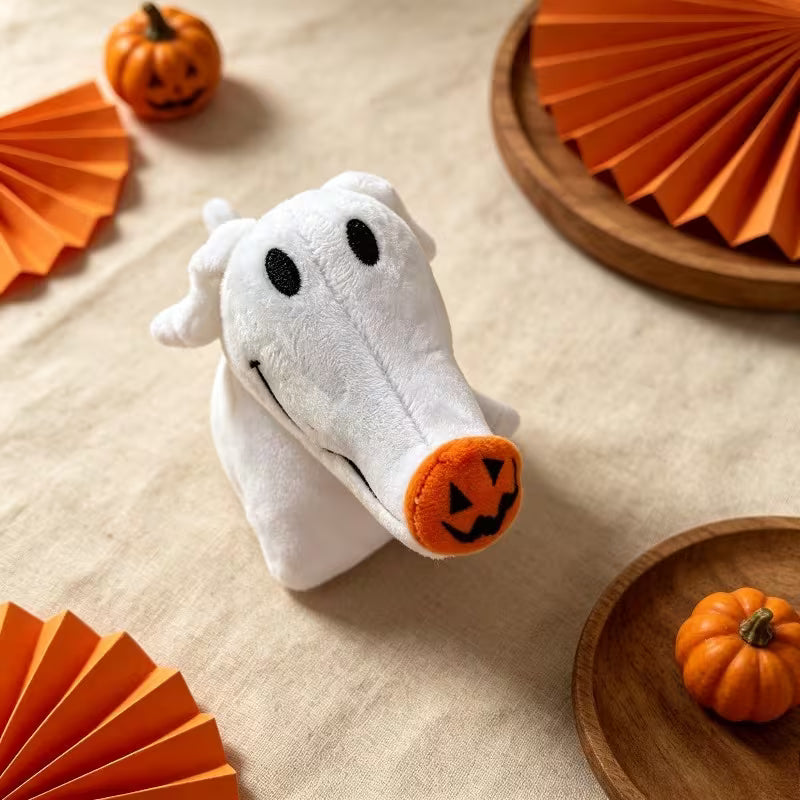 Perrito Fantasma de Peluche para Halloween – 25 cm