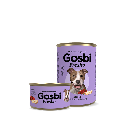 Gosbi Fresko Pollo con Ternera para Perro Adulto