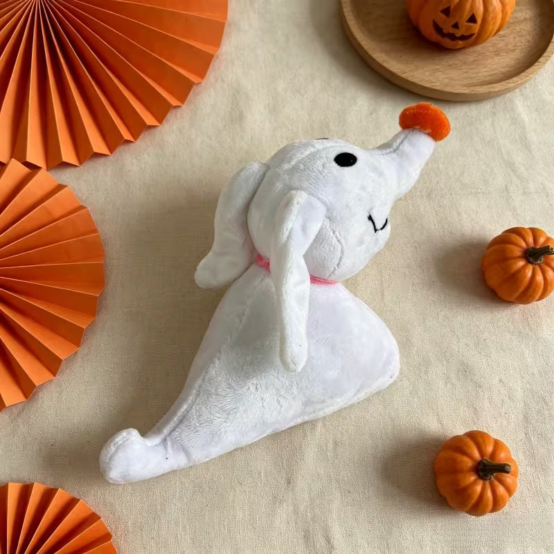 Perrito Fantasma de Peluche para Halloween – 25 cm
