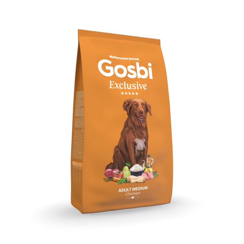 Alimento para perro / Gosbi Exclusive adulto / Pollo y pescado / 12 kg