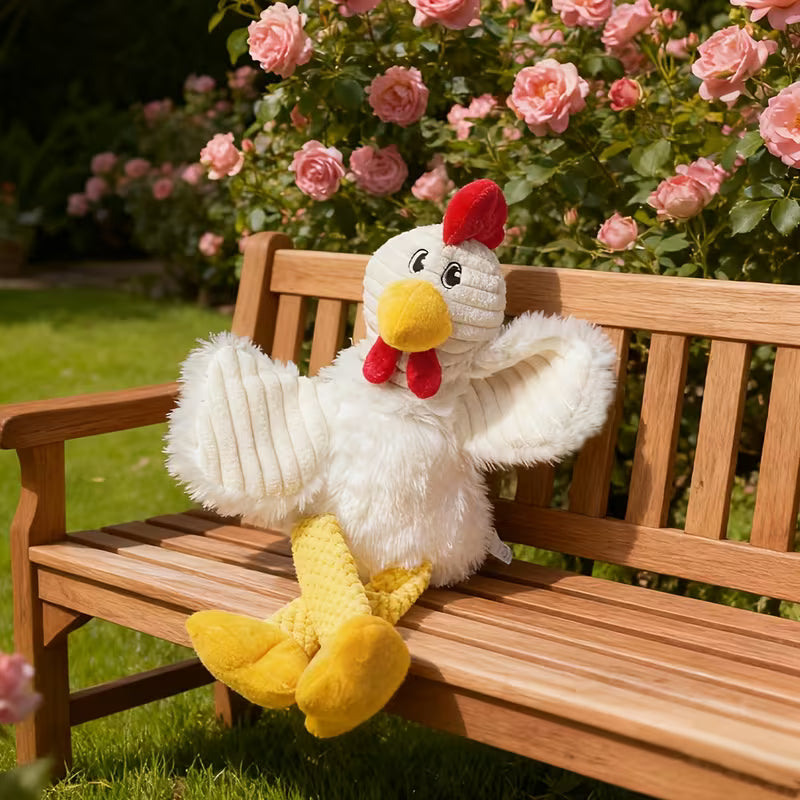 Juguete de peluche para perro / Gallito de peluche