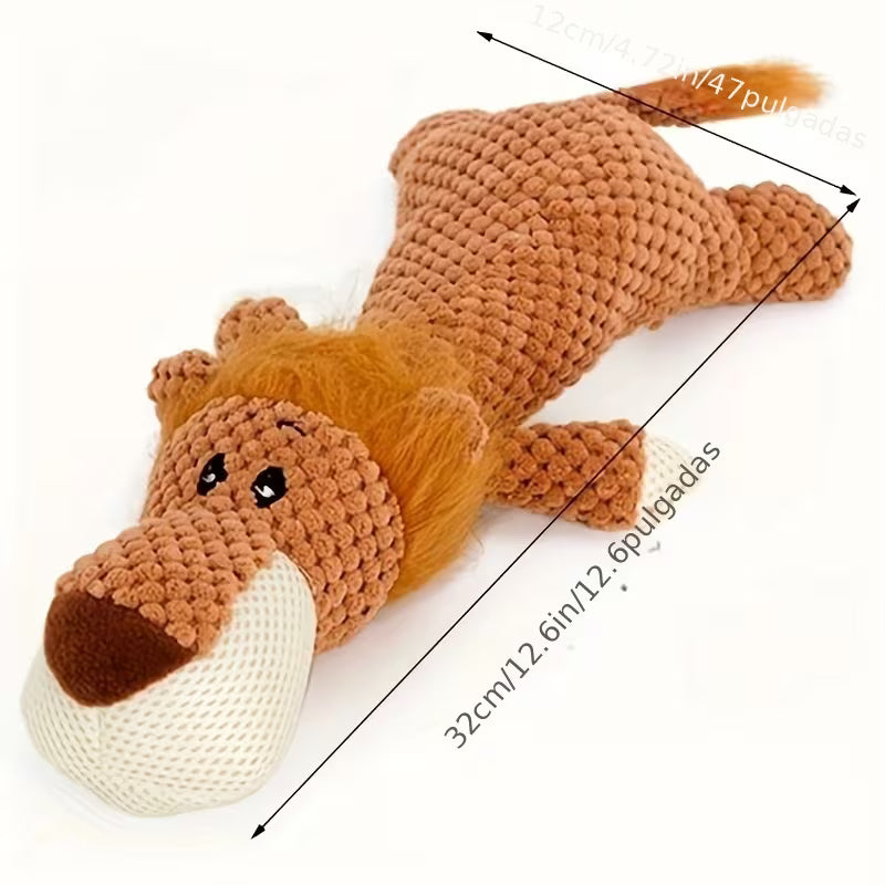 Juguete de peluche para perro / León
