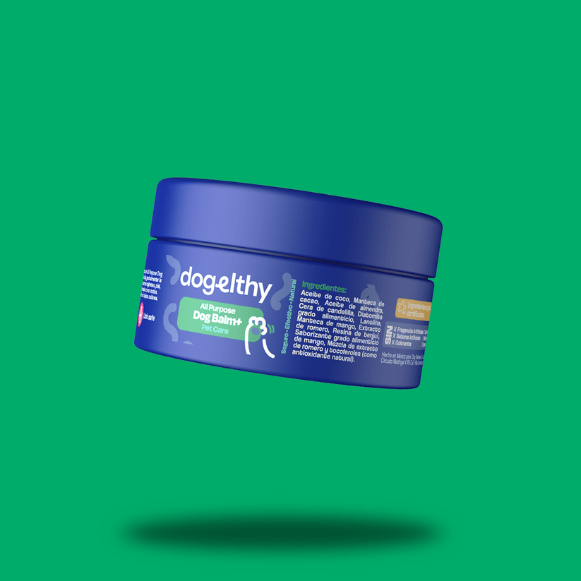 Dogelthy / Dog Balm en tarro / Bálsamo Hidratante para Piel, Patitas y Nariz. Anti Resequedad y Agrietamiento 50g.