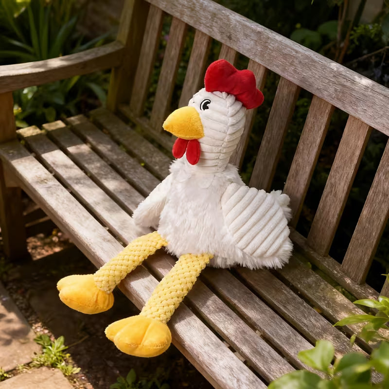 Juguete de peluche para perro / Gallito de peluche