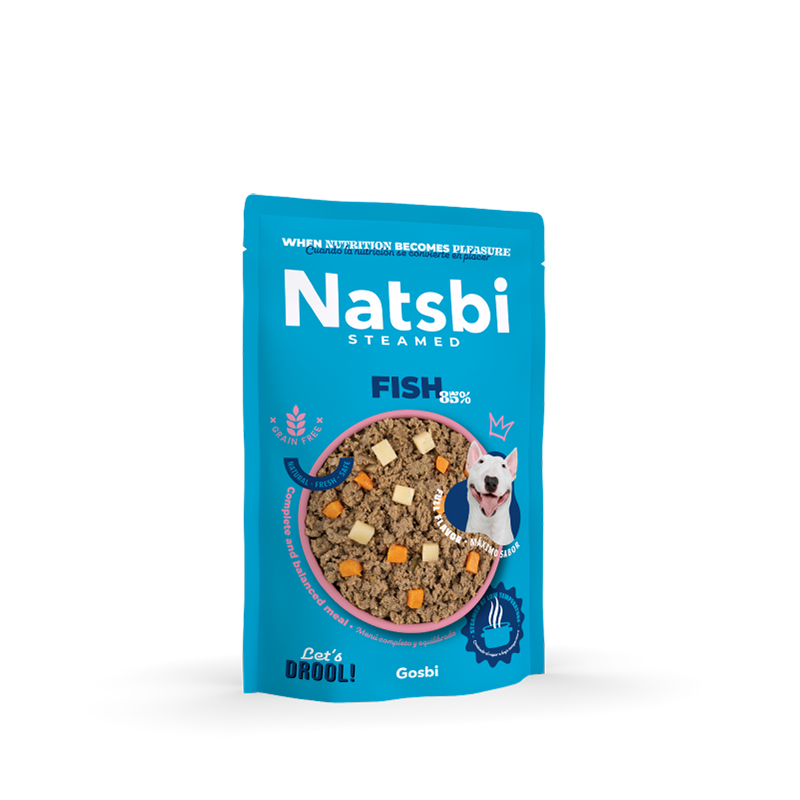 Gosbi Steamed Pescado al Vapor para Perros – 85% Pescado