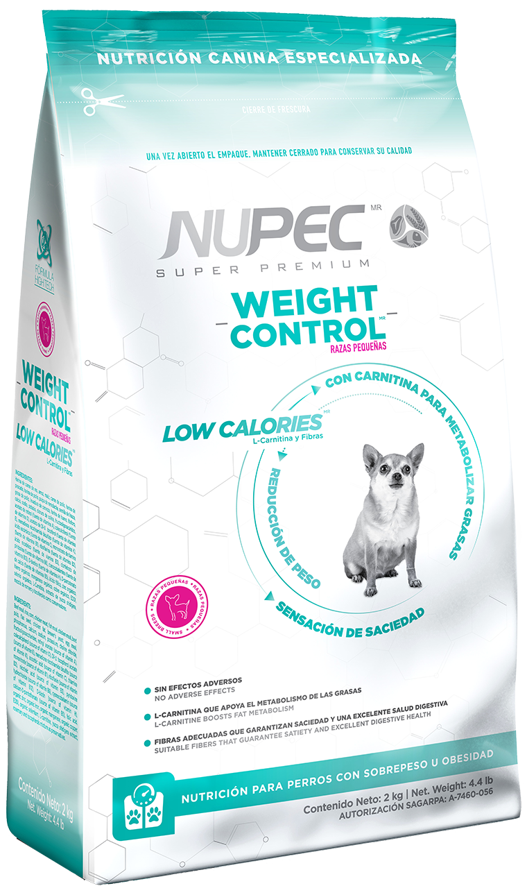 Nupec Wheigth Control Raza Pequeña 2 kg