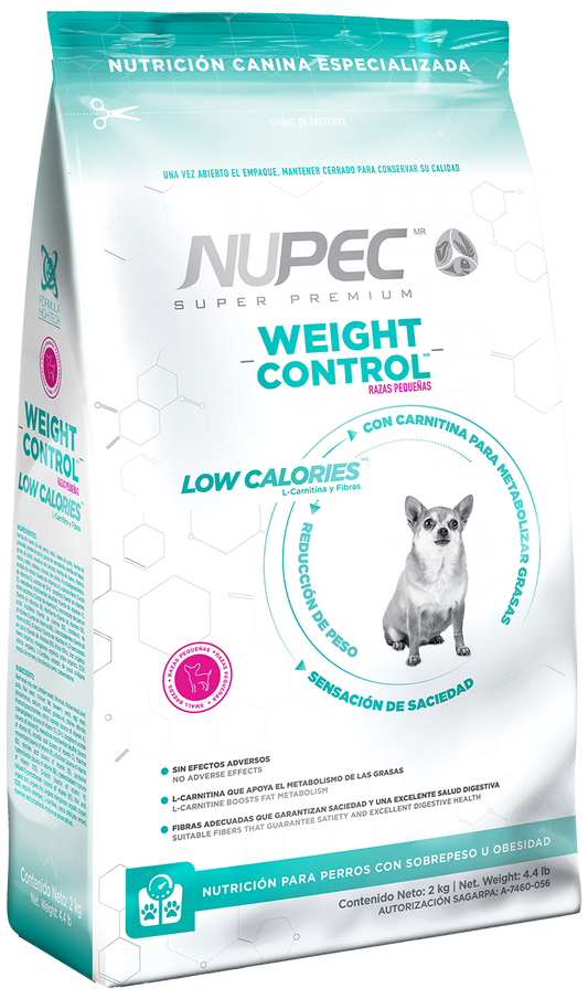 Nupec Wheigth Control Raza Pequeña 2 kg