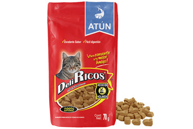 DeliRicos Snacks Atún – Premios para Gato 70 g