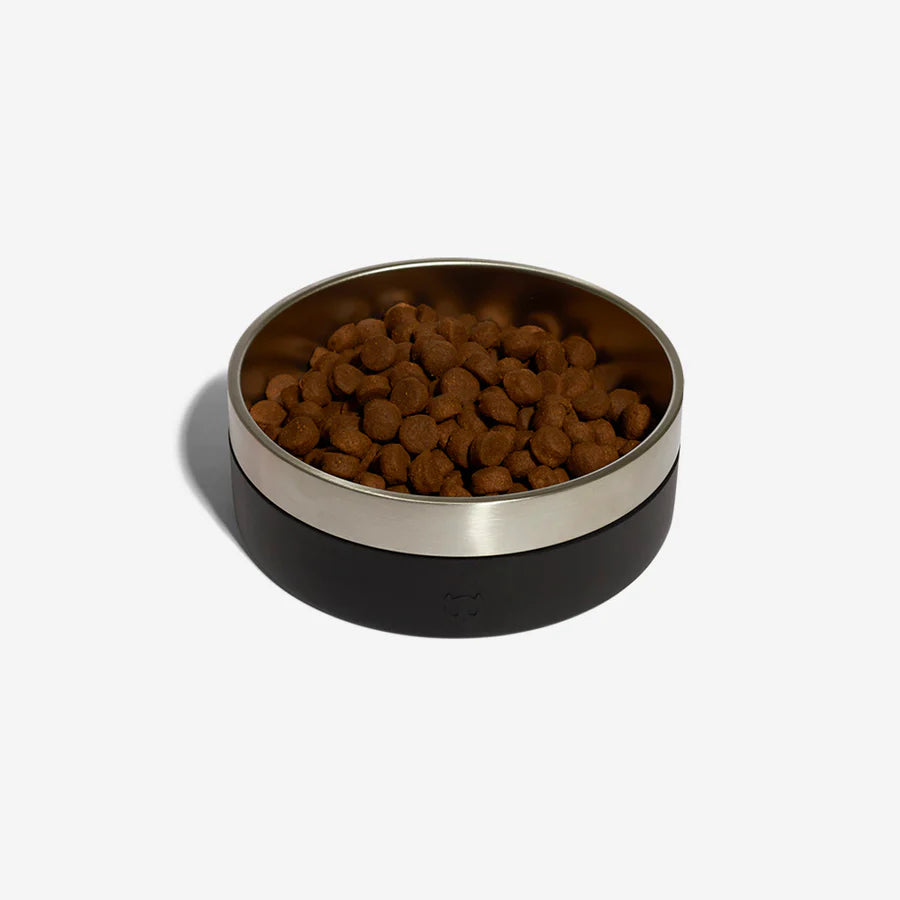 Plato para alimento / Tuff Bowl de Zee.Dog / color Negro