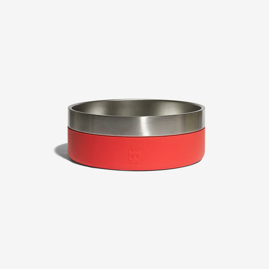 Plato para alimento / Tuff Bowl de Zee.Dog / color Coral