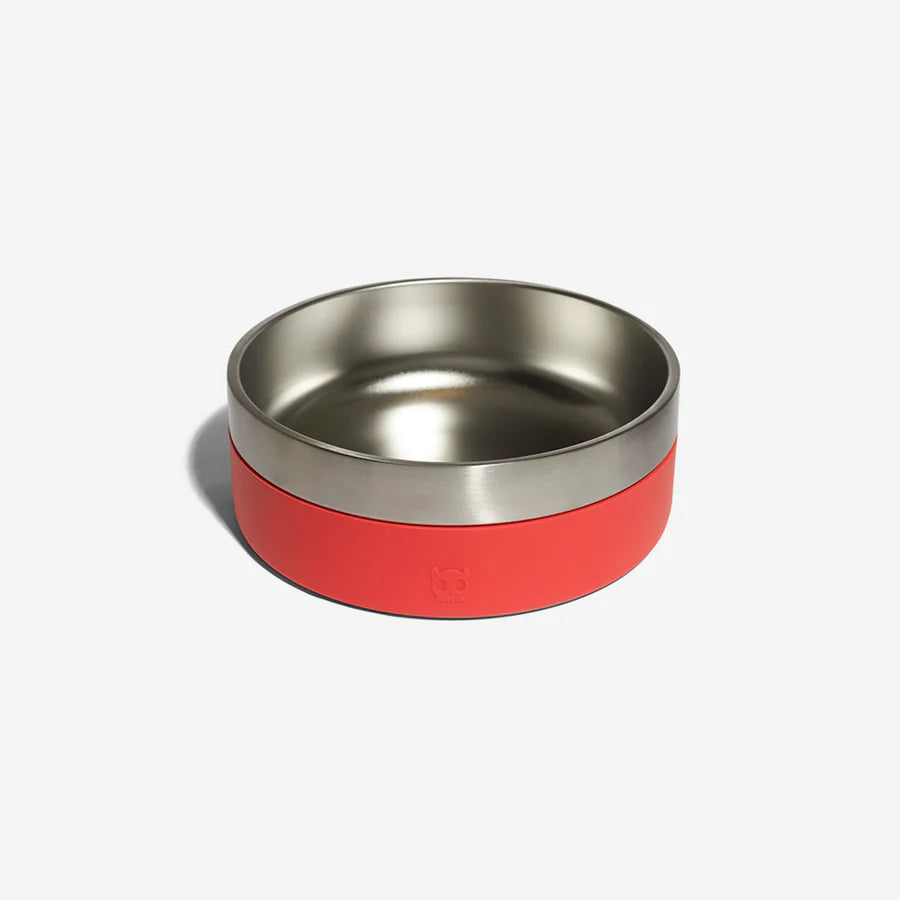 Plato para alimento / Tuff Bowl de Zee.Dog / color Coral