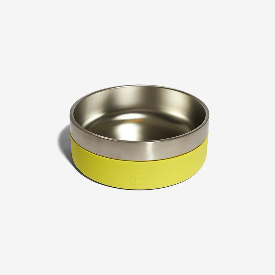 Plato para alimento / Tuff Bowl de Zee.Dog / color Lima