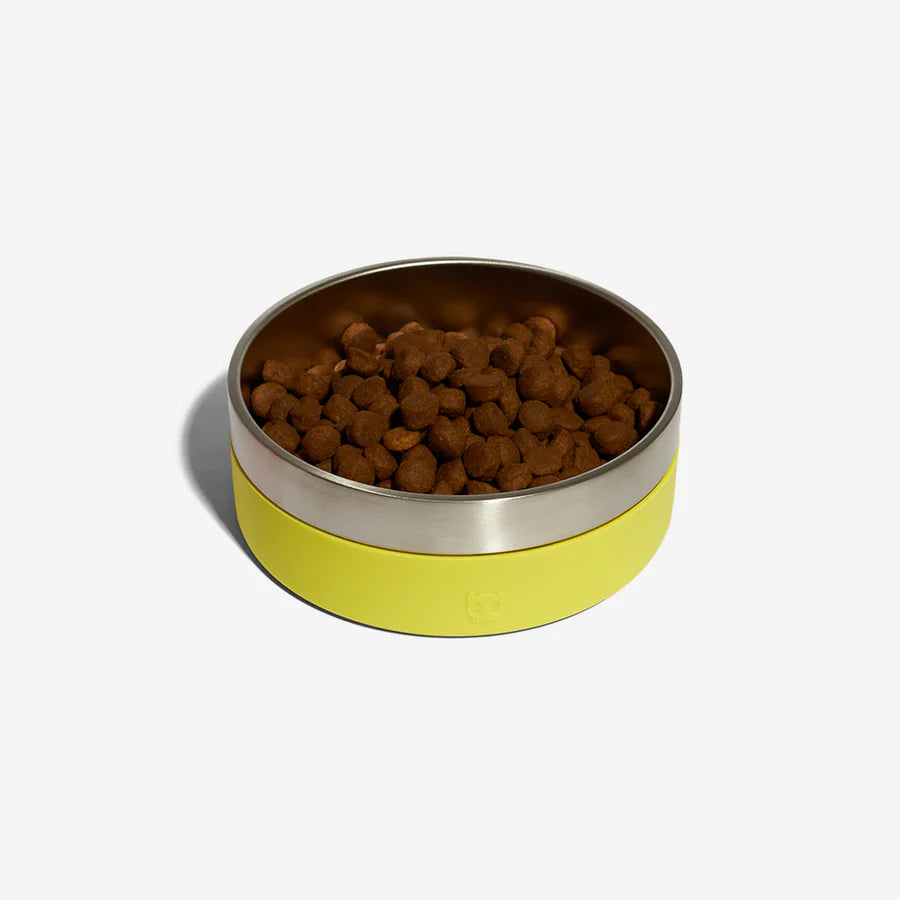 Plato para alimento / Tuff Bowl de Zee.Dog / color Lima