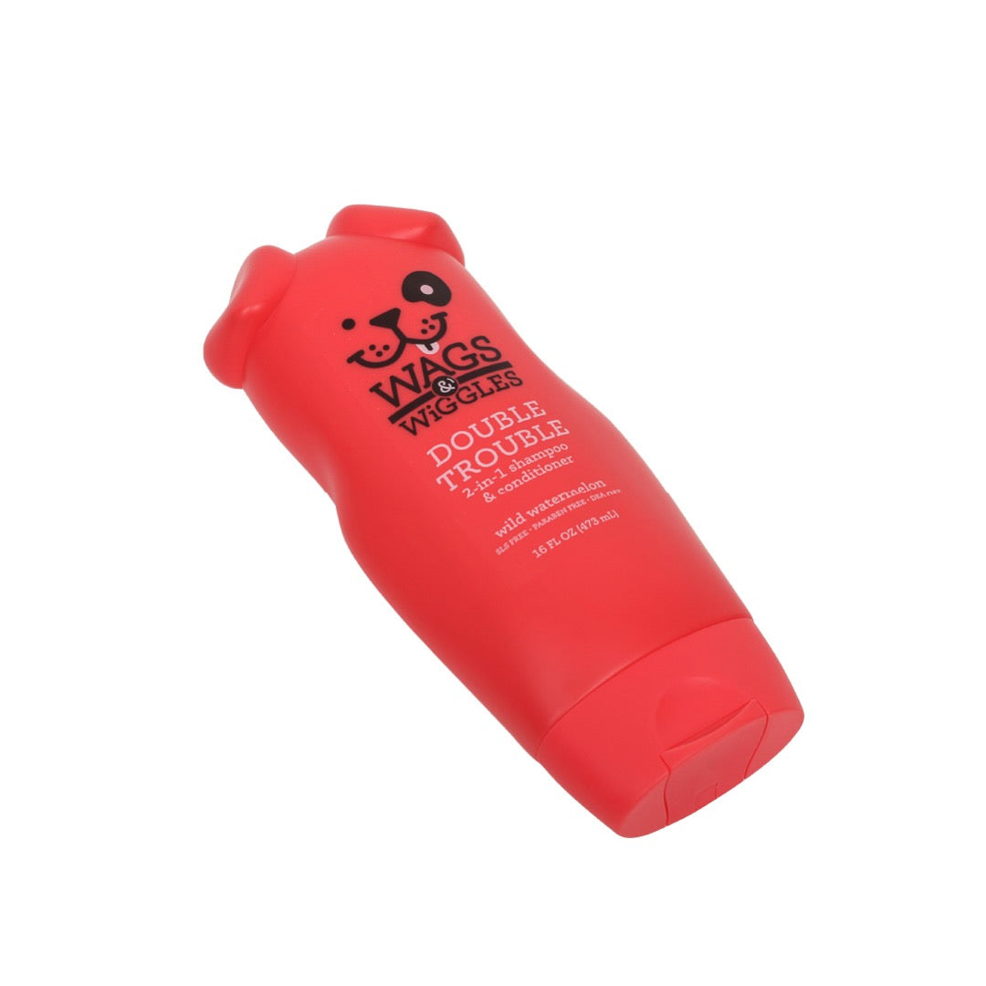 Shampoo Y Acondicionador 2 En 1 Para Perro / Wags & Wiggles / Aroma Sandía Fresca / 473 mL