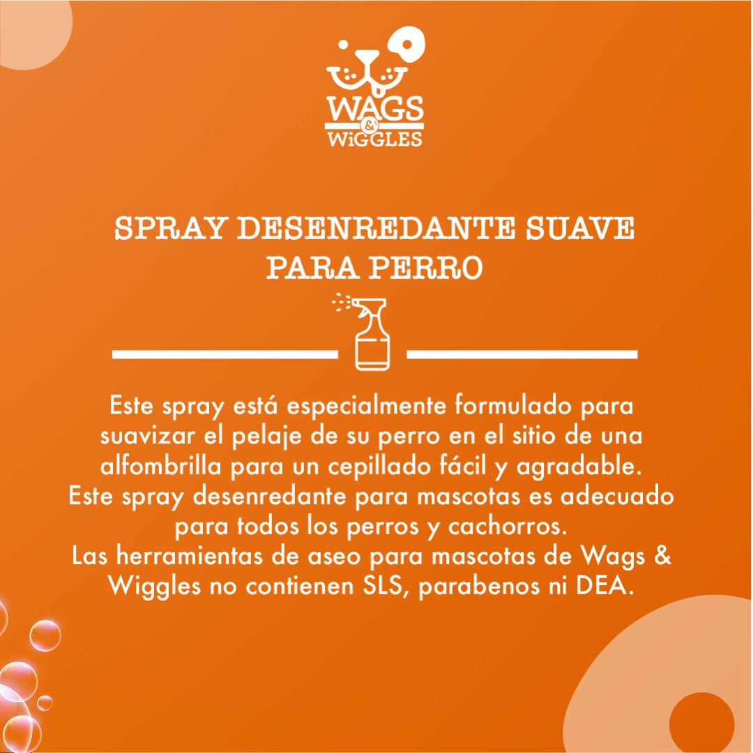 Spray suavizante desenredante para perro / Wags & Wiggles / 355 mL