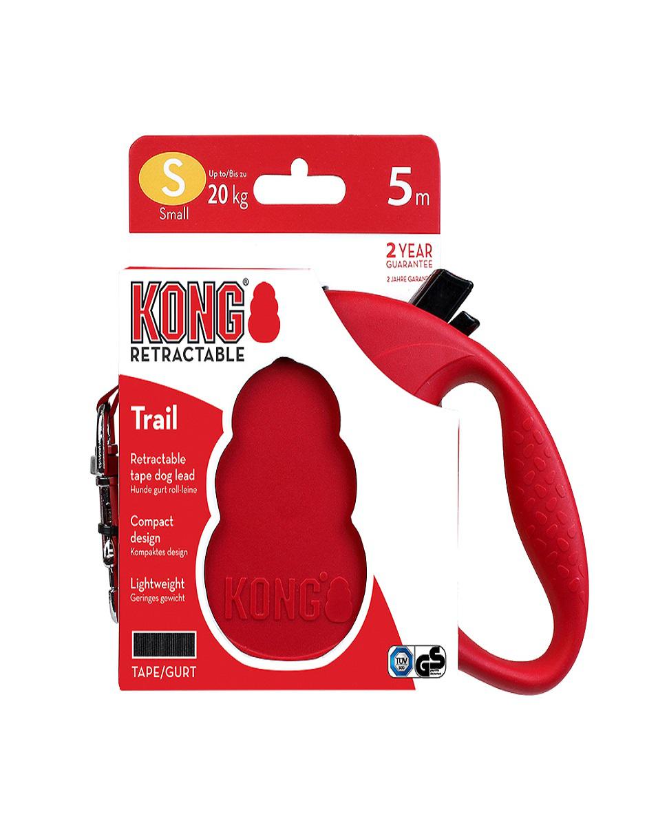 Correa retractil / Kong para perros de hasta 30 kg / 5 m