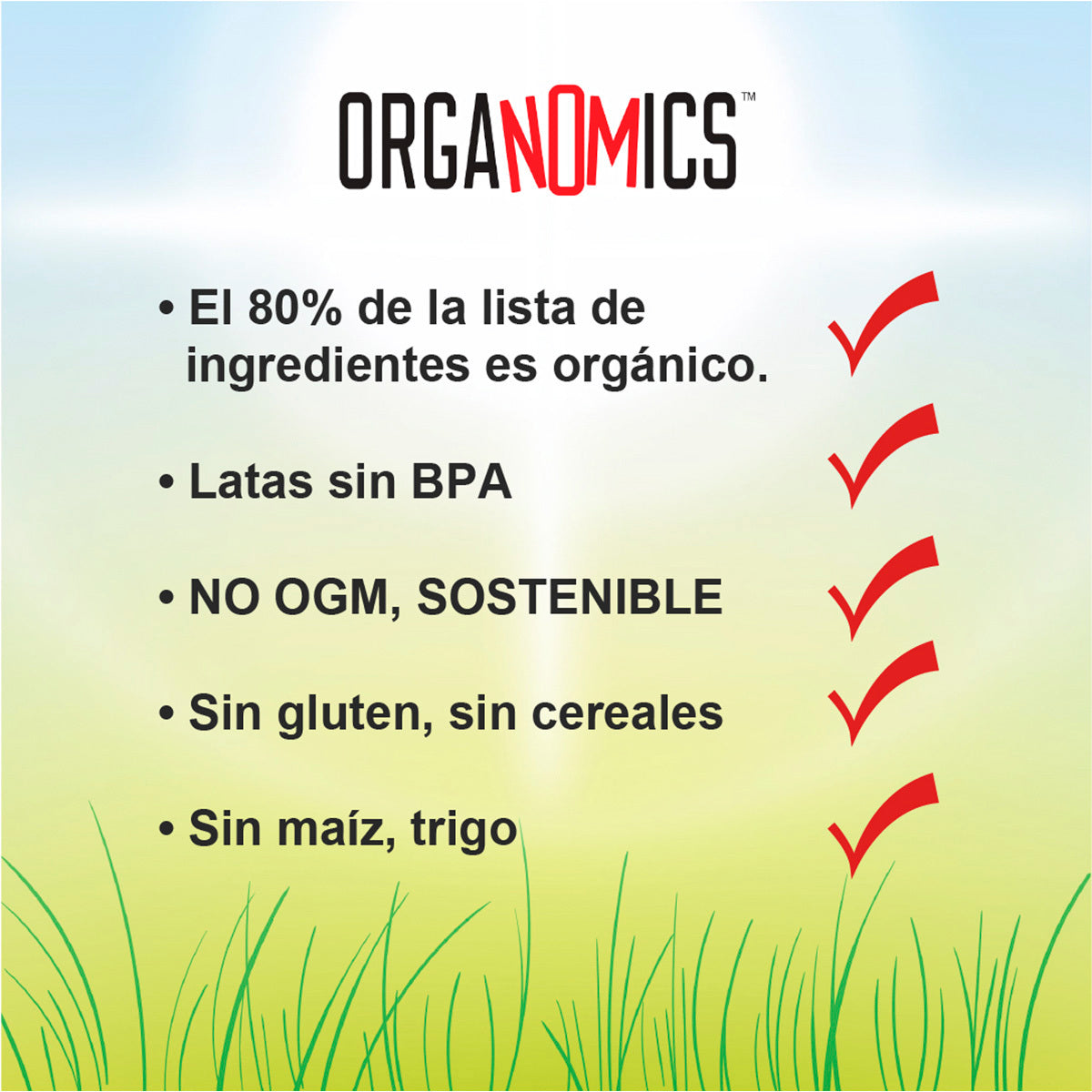 OrgaNOMics / Alimento Húmedo / Ingredientes Orgánicos Perro Adulto / Res y cerdo / 354 g