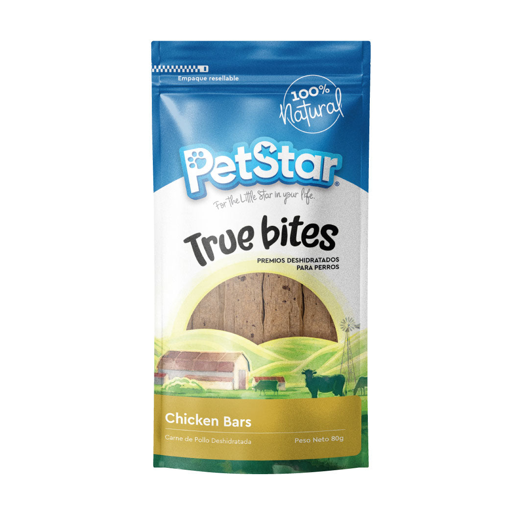 Premios para perro / Chicken Bars de Petstar / 80 gr