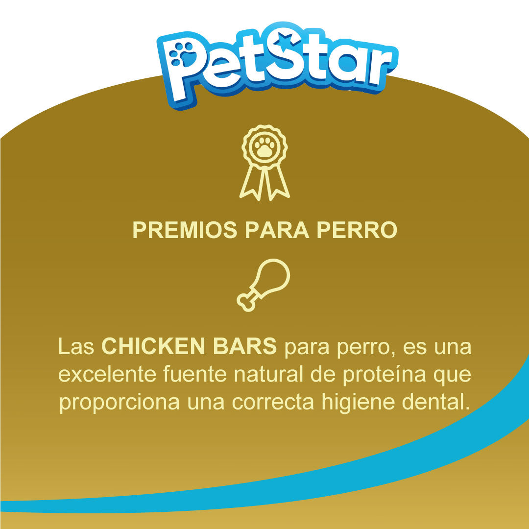 Premios para perro / Chicken Bars de Petstar / 80 gr