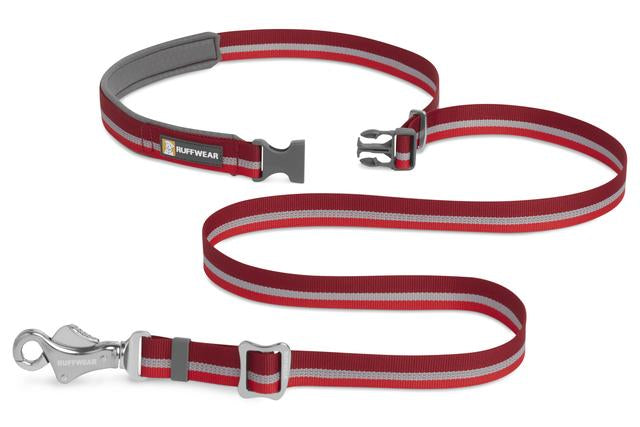 Correa para Perros Crag® Leash Cinder Cone Red Ruffwear (4666055917704)