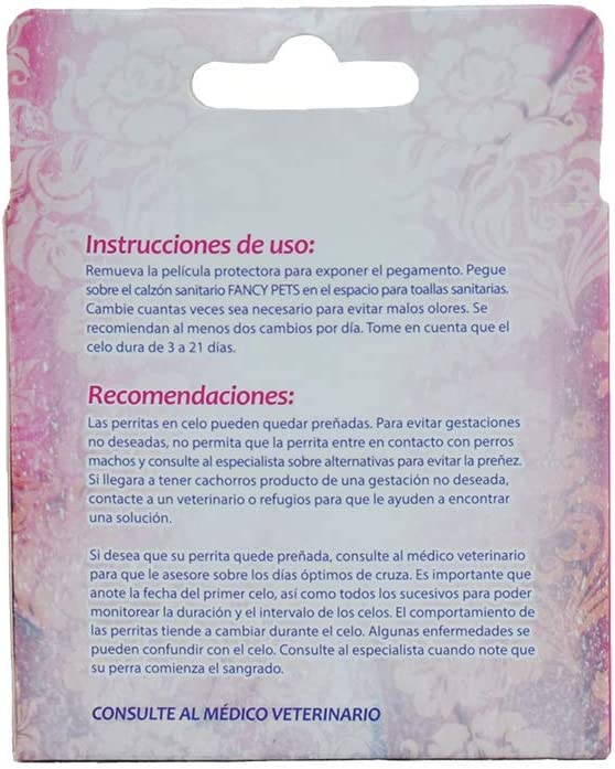 Toallas sanitarias desechables para perritas / Fancy Pets