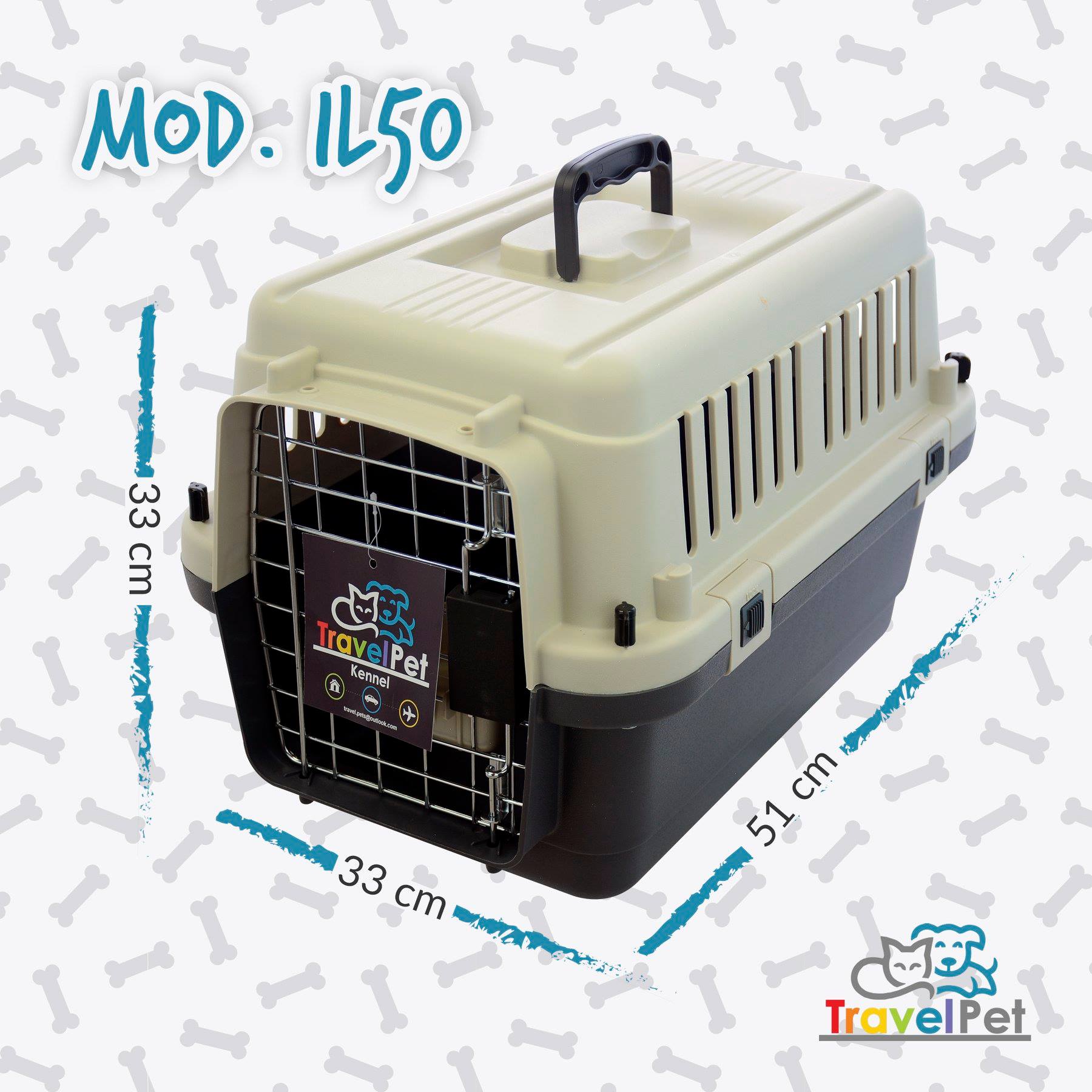 Transportadora Travel Pet IATA para perros hasta 7 kg (4378816708744)