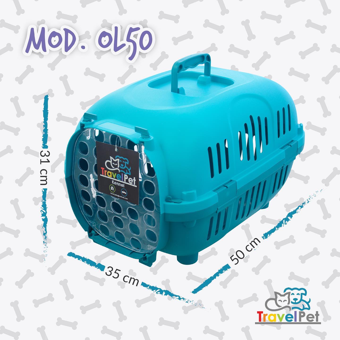 Transportadora Travel Pet para perros hasta 7 kg (4378811662472)