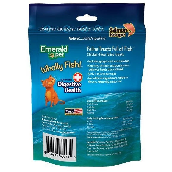 Premios Para Gato Wholly Fish Digestive Health sabor salmón