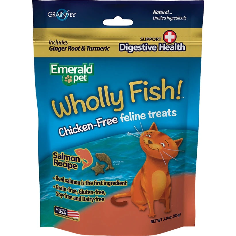 Premios Para Gato Wholly Fish Digestive Health sabor salmón