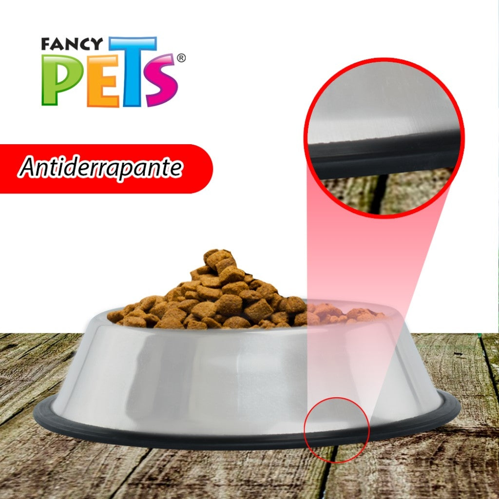 Plato de acero inoxidable para perro 8 oz (5613054034087)