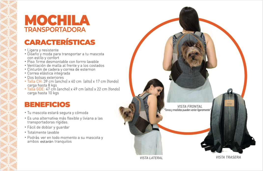 Mochila transportadora (4377087213704)