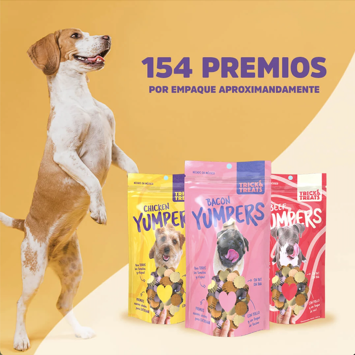 Premios para perro / Yumpers Tocino Trick and Treats.