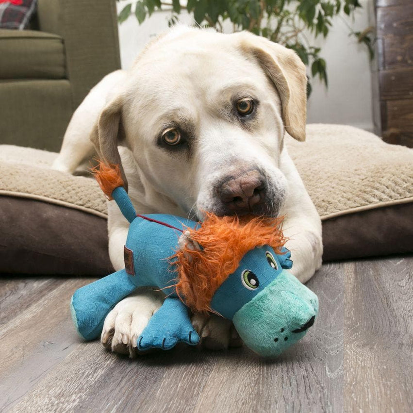 Lucky el León de Pluche para Perros Cozie Con Tela Ultra-Tex de Kong