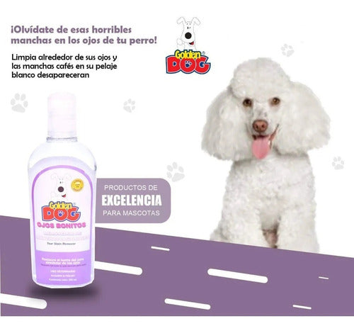 Removedor manchas lagrimales / Ojos bonitos / Golden Dog / 240 ml