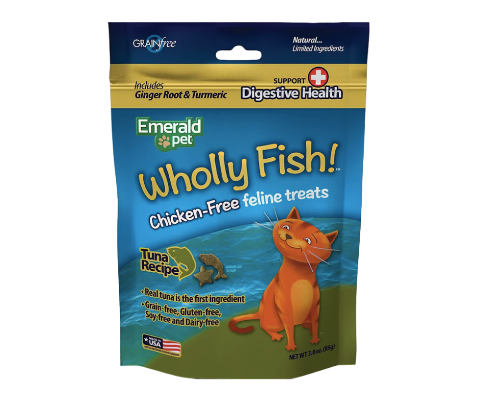 Premios Para Gato Wholly Fish Digestive Health Atún