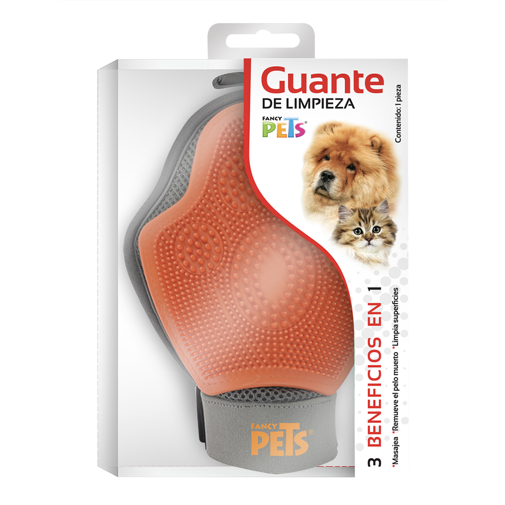 Guante para cepillado 3 en 1 / Fancy Pets