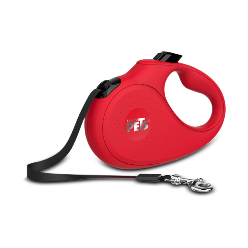 Correa retráctil / Fancy Pets Grande Roja / 5 m para perros de hasta 25 kg