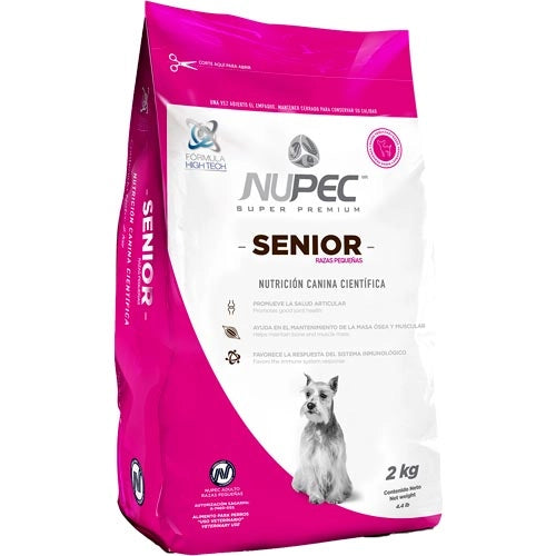 Croquetas para perro / Senior Raza Pequeña / Nupec / 2 kg