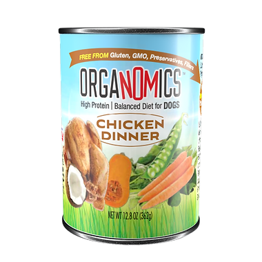 OrgaNOMics / Alimento Húmedo / Ingredientes Orgánicos Perro Adulto / Pollo / 354 g