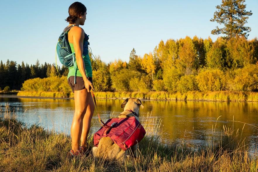 Correa para Perros Flat Out™ Leash Orange Sunset Ruffwear (4665984581768)