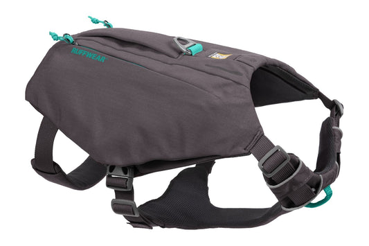 Pechera Minimalista Switchbak en Gris (Granite Gray) de Ruffwear