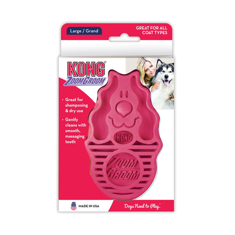 Almoaza de goma / Kong ZoomGroom