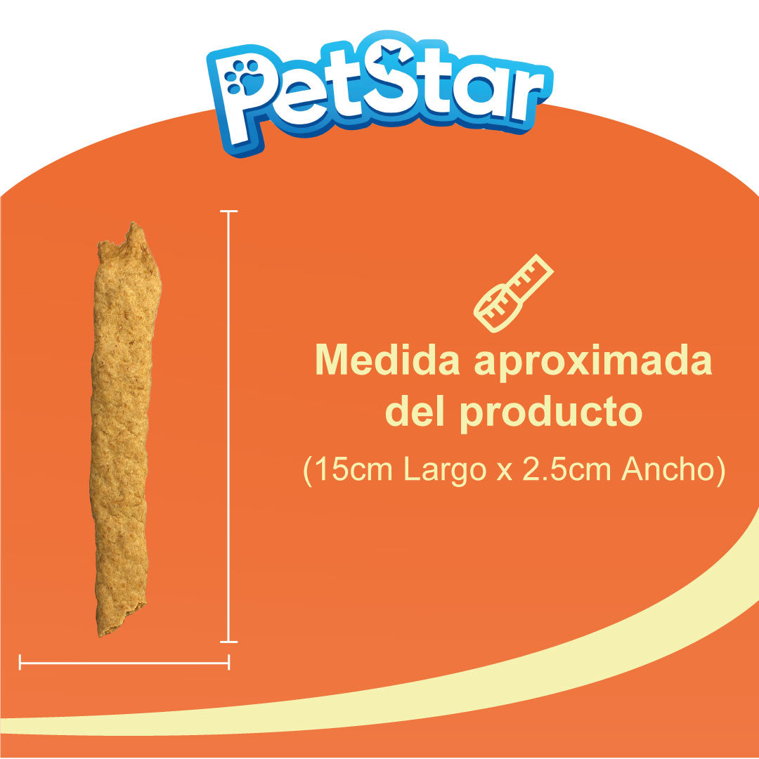 Premios para perro tiras de corazón de res / Beefy Heart Bars de Petstar / 80 gr